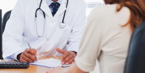 doctor patient hands